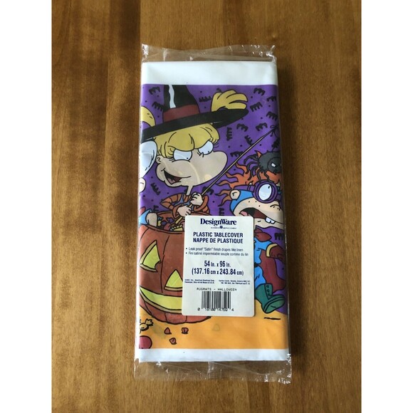 NEW Rugrats Halloween Party Set Tablecloths x2 Paper Napkins Nickelodeon VINTAGE - Picture 2 of 6
